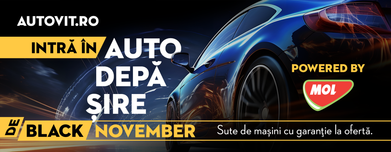 Black November la Autovit.ro: reduceri de peste 1 milion de euro pentru mai mult de 650 de mașini